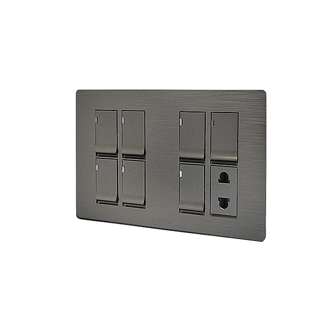  Clopal Flatty Series 3 switch + 1 socket Outlet Price in Pakistan